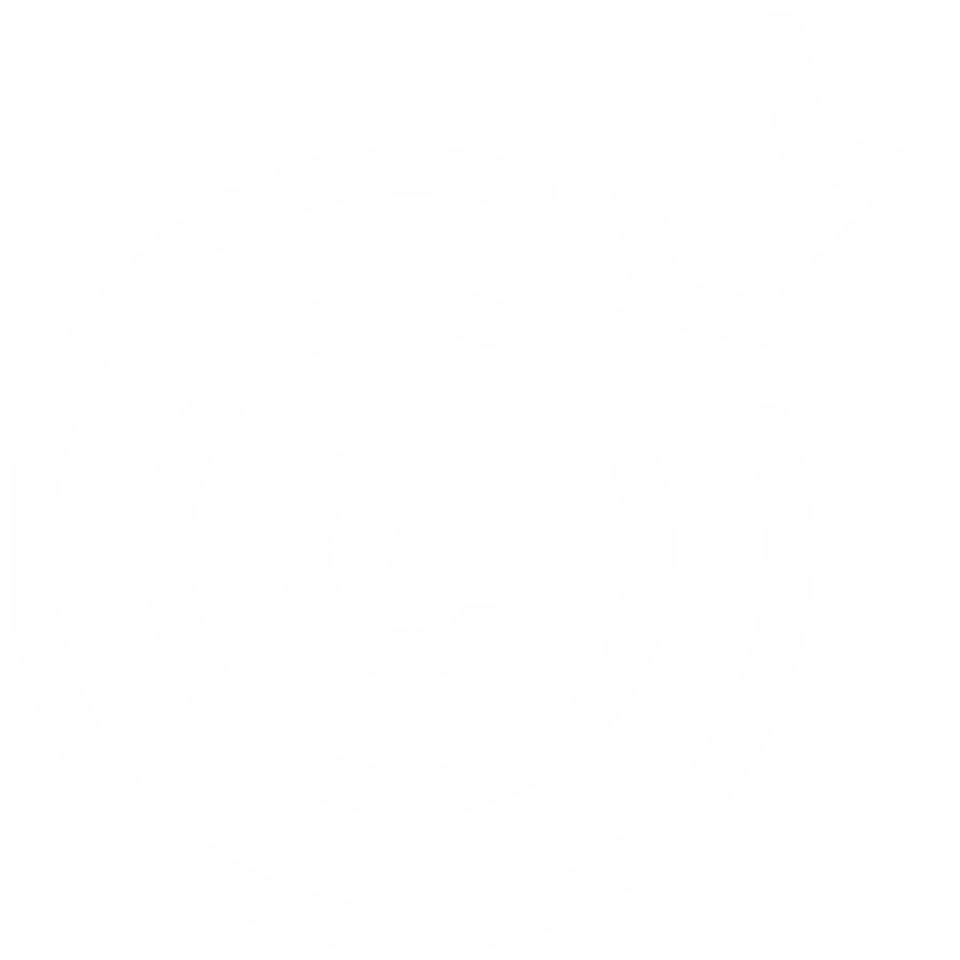 Icône représentant la précision et le ciblage des stratégies digitales proposées par Nectar Digital, agence web et marketing à Saint-Martin spécialisée dans les sites sur mesure, les identités de marque, le référencement et la publicité en ligne.