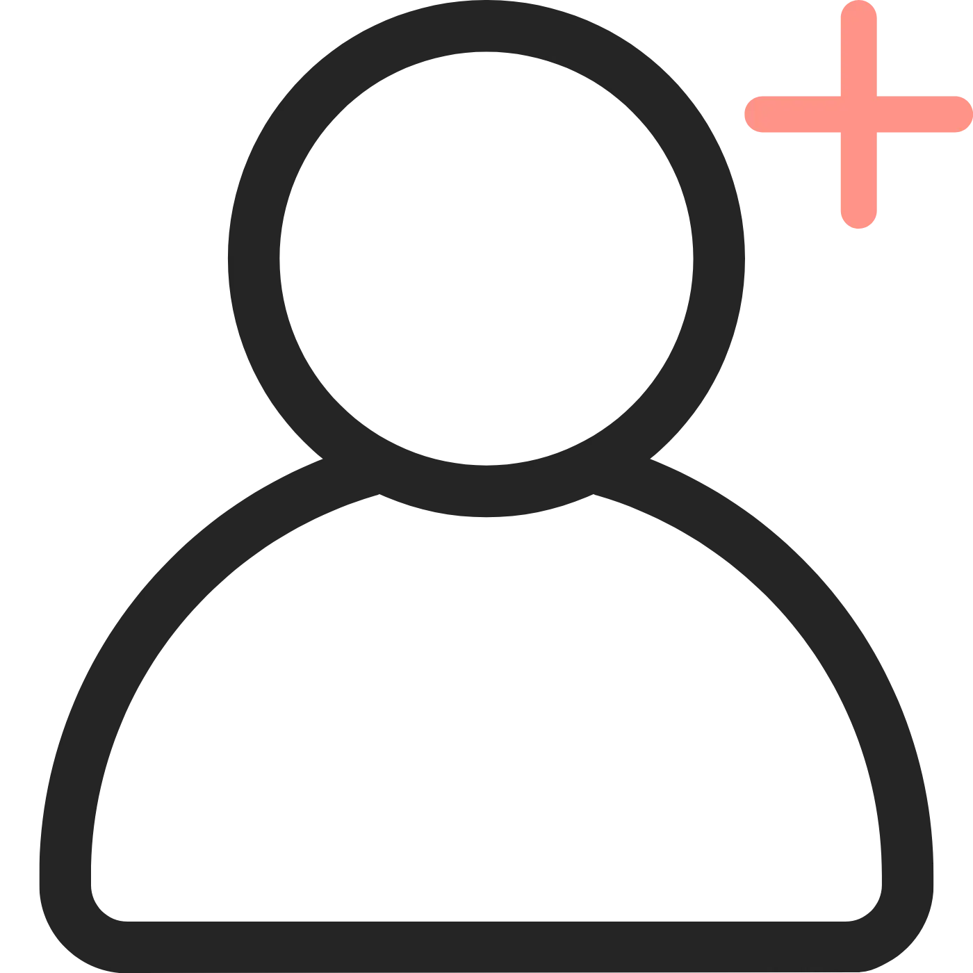 Icône représentant un utilisateur avec un signe plus, symbolisant l’acquisition de nouveaux prospects grâce aux campagnes publicitaires gérées par l’agence web Nectar Digital à Saint Martin.